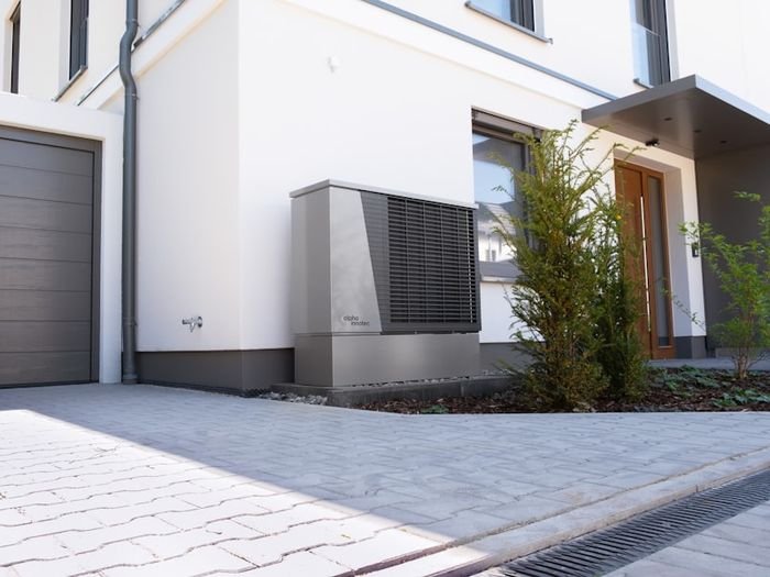 Heat pump at a house in Georgsmarienhütte